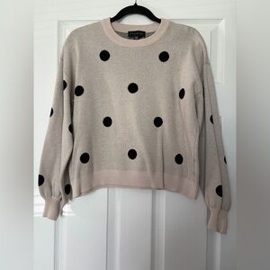Premise Crew Neck Polka Dot Sweater